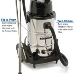 Powr-flite wet dry vacuum sold by Lifetime Equipment