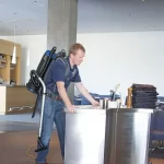Powr-Flite backpack vacuum sold by Lifetime Equipment