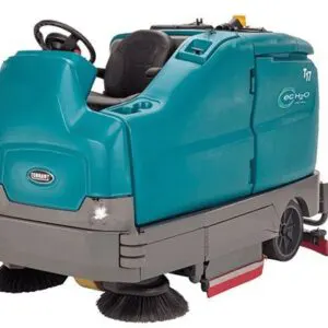 Ride on battery operated floor scrubber by Lifetime Equipment